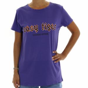 T-SHIRT STAMPATA VICOLO VIOLA